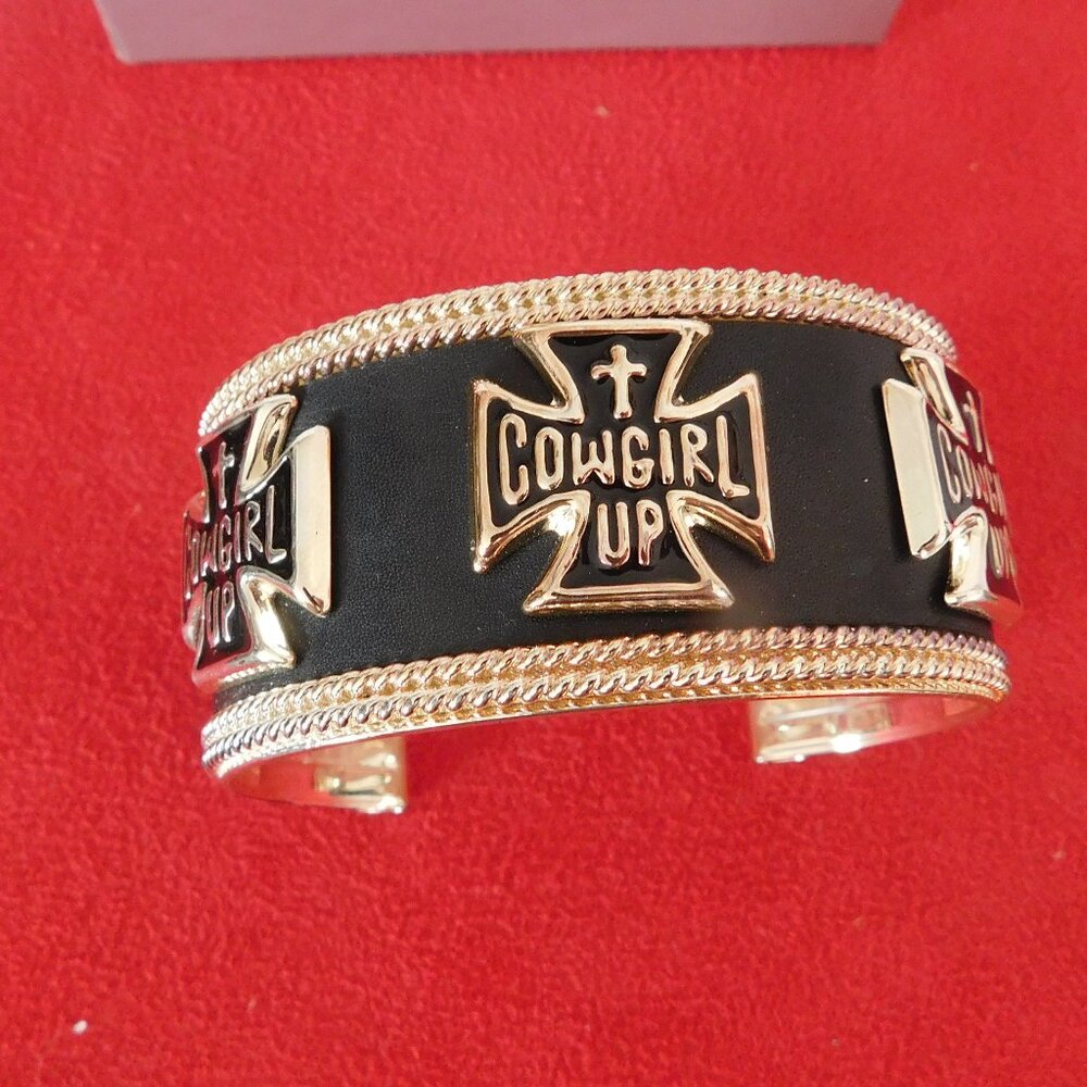 Ladies Montana Silversmiths "Cowgirl Up" Cuff Bracelet
